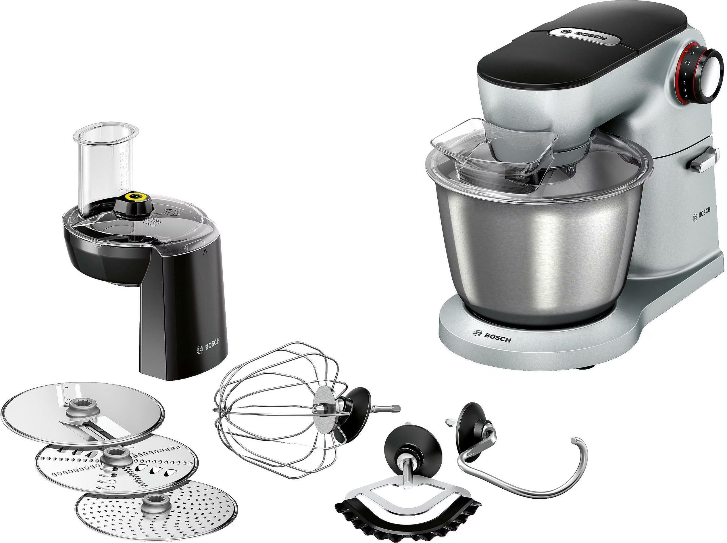 Serie 6 Küchenmaschine mit Waage 1600 W Schwarz, Edelstahl gebürstet