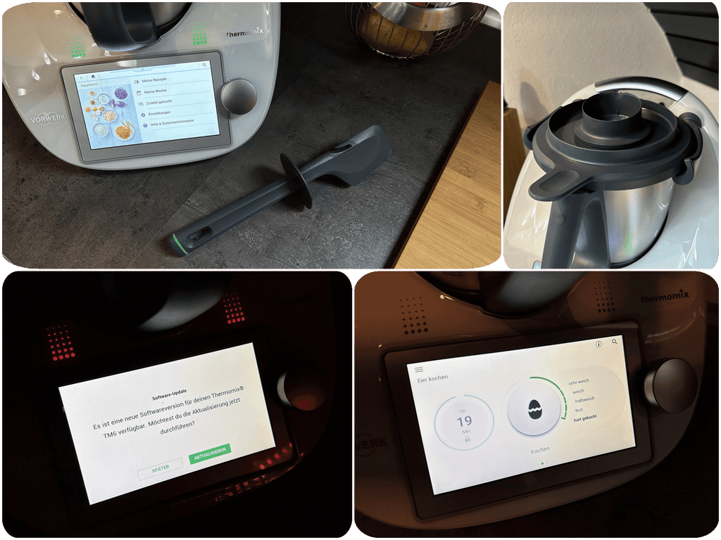 Vorwerk Thermomix TM6 Küchenmaschine mit Kochfunktion, 6,5 L, silber
