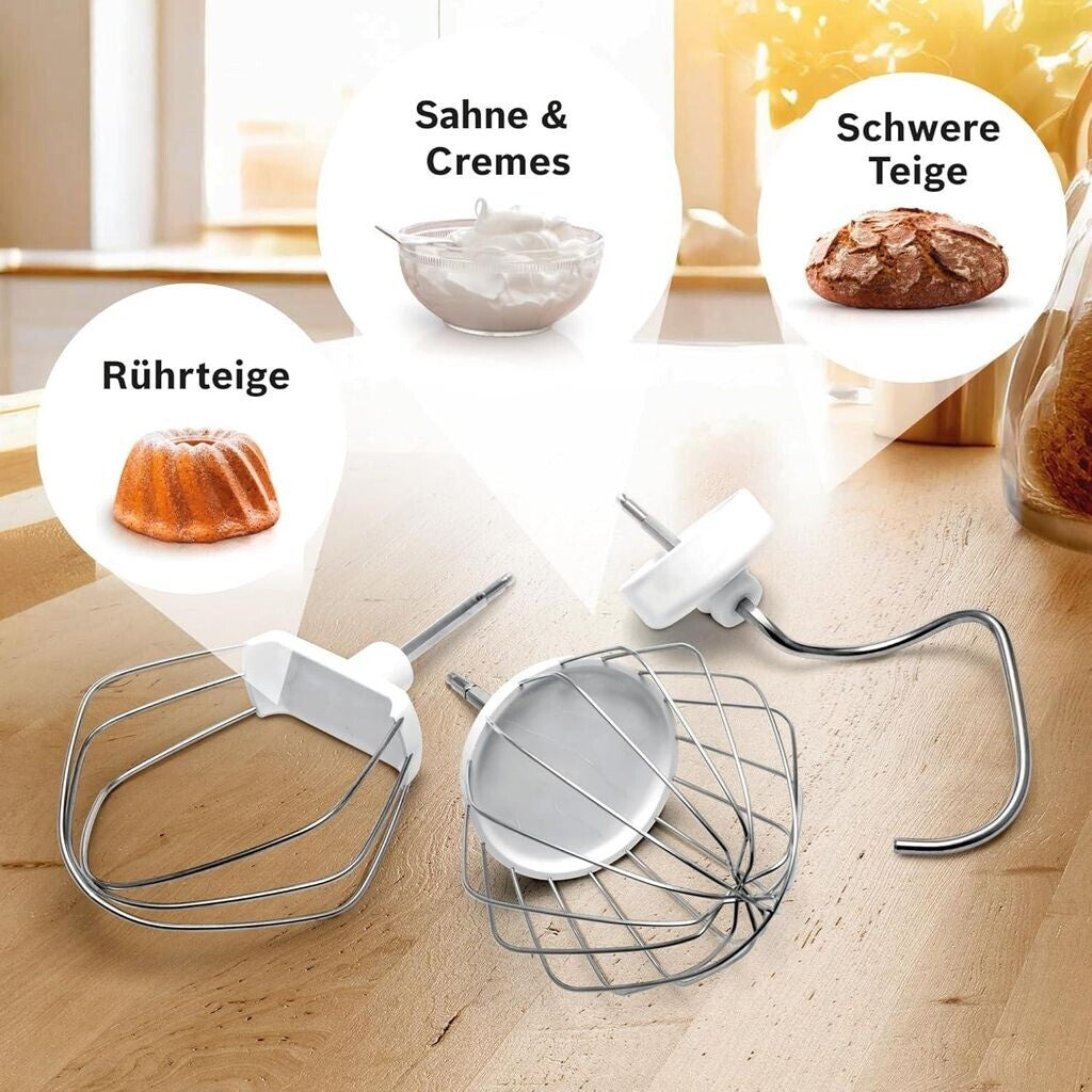 Bosch Serie 4 MUM58200 Weiß silber Zubehörtasche