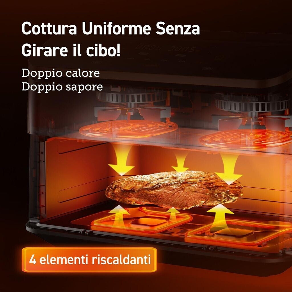 COSORI CAF-TF101 Dual Blaze TwinFry Chef CAF-TF101S-AEUR