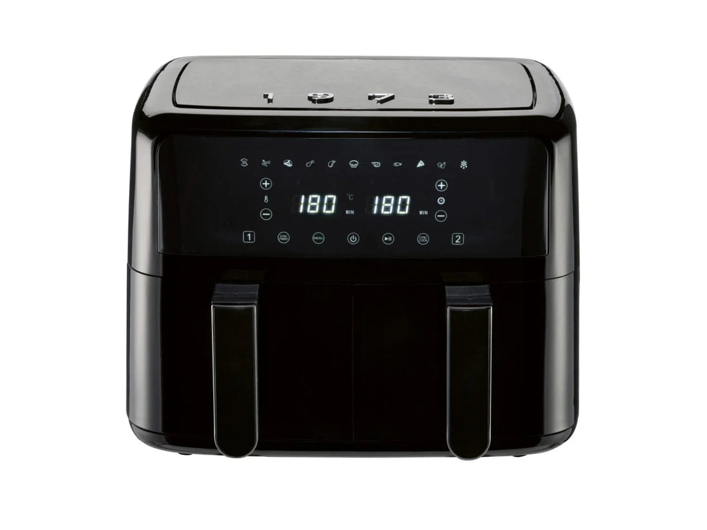 Silvercrest Doppelzonen-Heißluftfritteuse SHLFD 2600 B1 – 2x 4,35 L, 2600 W