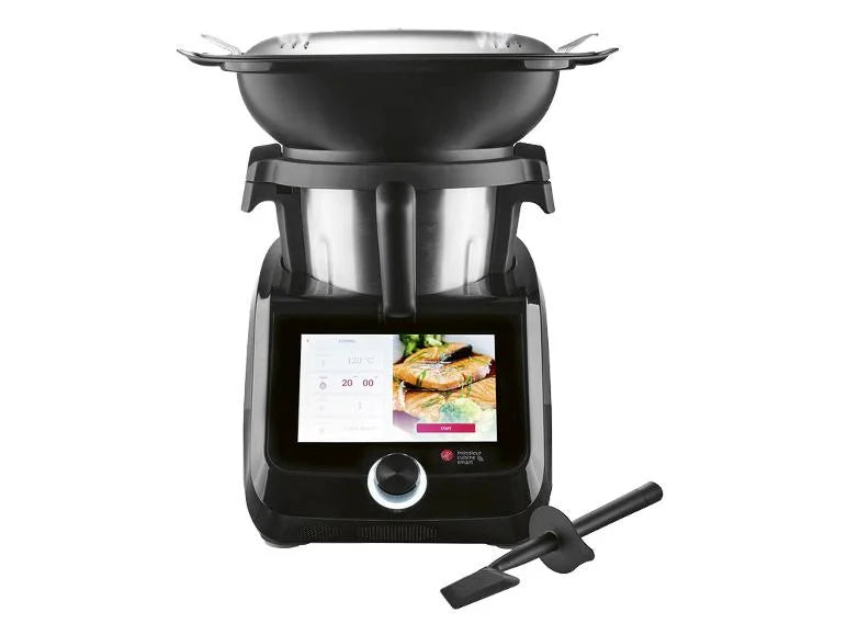 Silvercrest Monsieur Cuisine Smart Küchenmaschine mit Kochfunktion, 8-Zoll-Touchscreen, 3 L