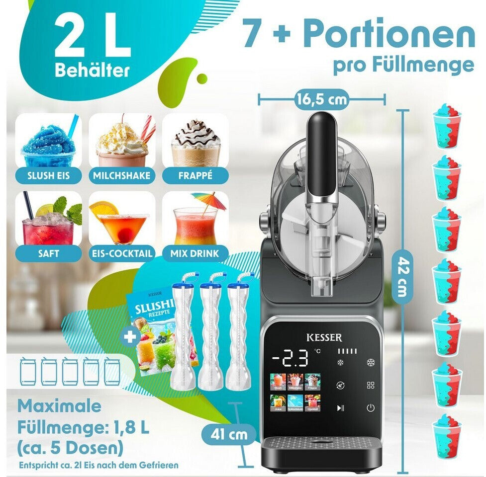 Kesser Slush Ice Maker 2L anthrazit