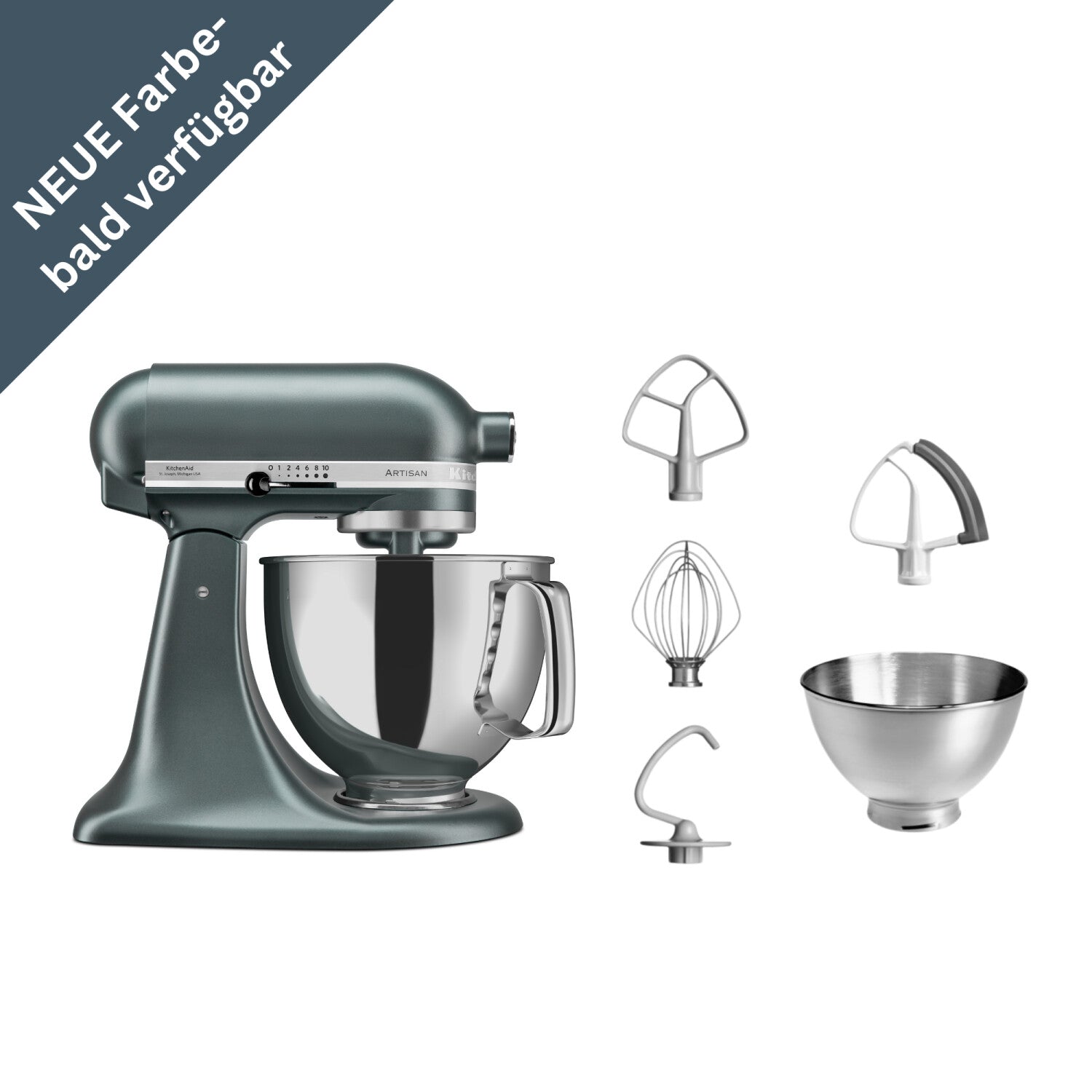 KitchenAid Artisan 5KSM175PS ECU contour silber