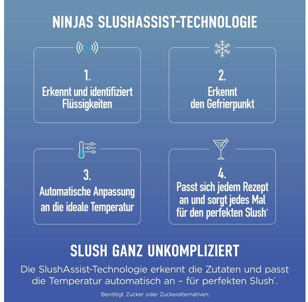 Ninja SLUSHi MAX Slush-Eismaschine für gefrorene Getränke – Mokka FS605EUBR
