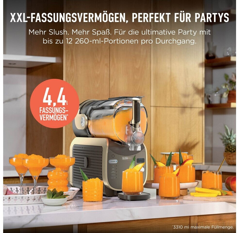 Ninja SLUSHi MAX Slush-Eismaschine für gefrorene Getränke – Mokka FS605EUBR