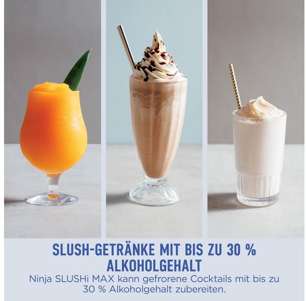 Ninja SLUSHi MAX Slush-Eismaschine für gefrorene Getränke – Mokka FS605EUBR