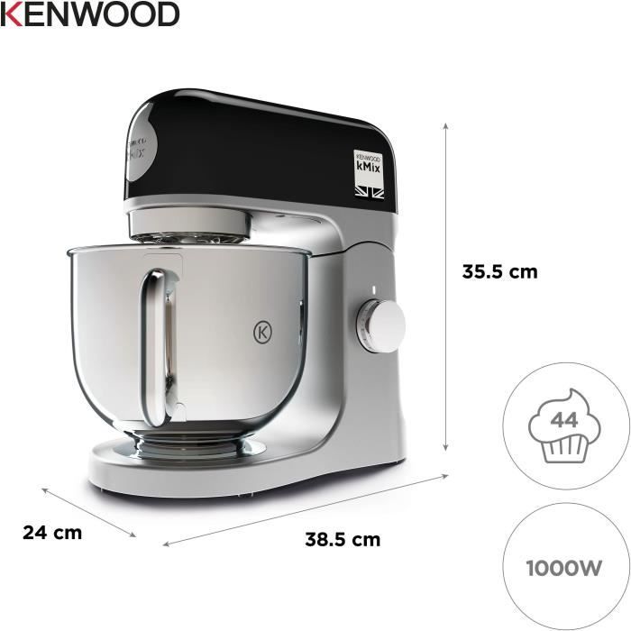 Kenwood kMix KMX750RD Küchenmaschine, 5 L, Metallgehäuse, Retro-Design, 2. Platz testit.de
