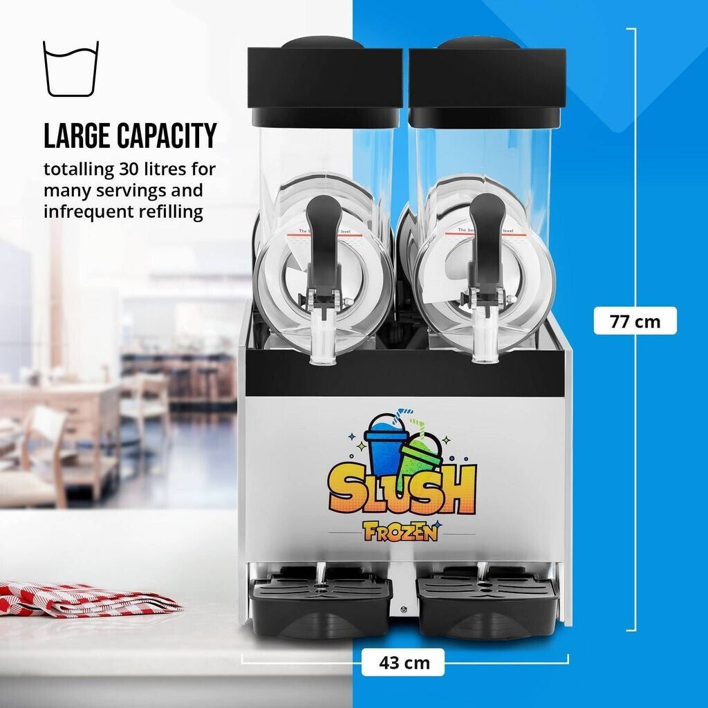 Royal Catering Slush-Maschine 2 x 15 L (RCSL 2/15)
