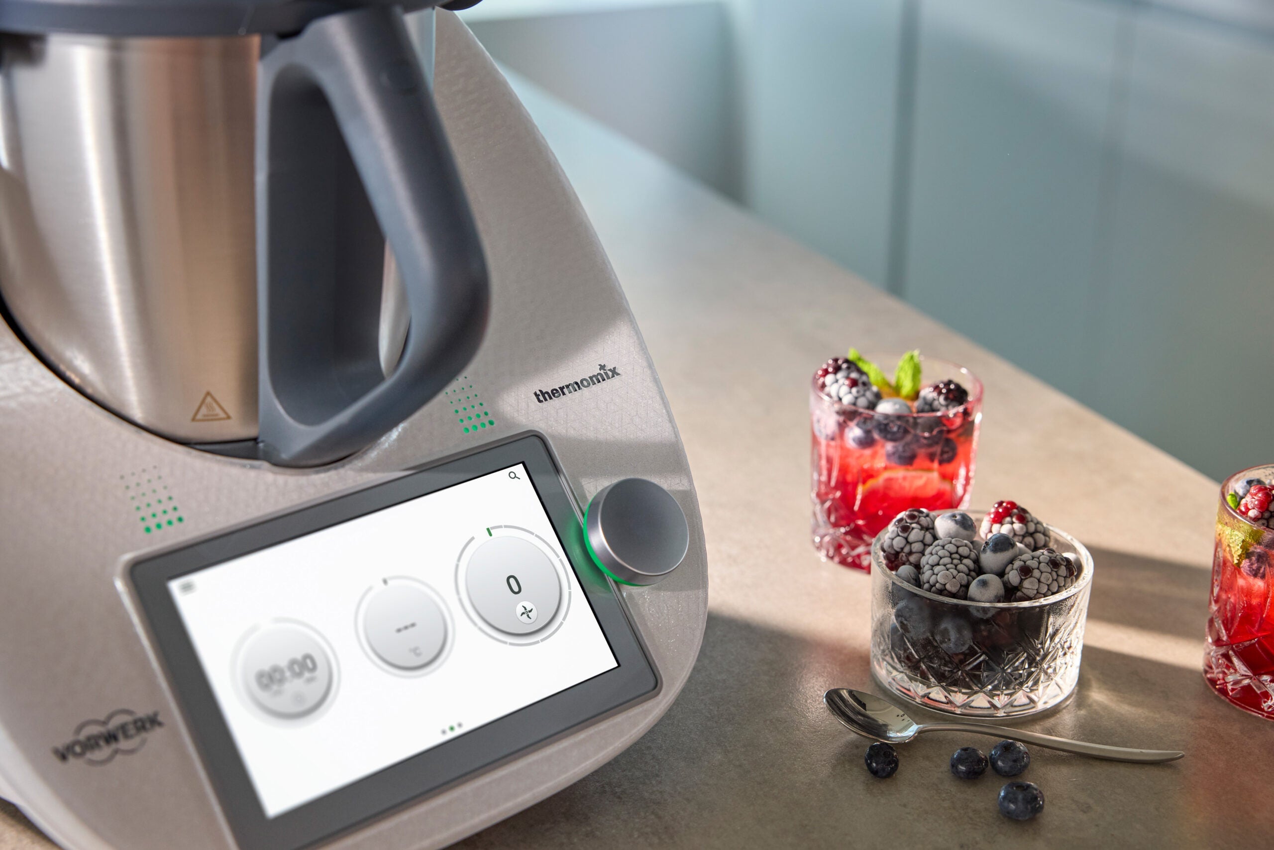 Vorwerk Thermomix TM6 Küchenmaschine mit Kochfunktion, 6,5 L, silber